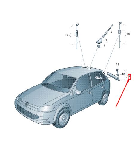 Neuf Vw Golf Vi K Mk Amplificateur D Antenne Gauche K A