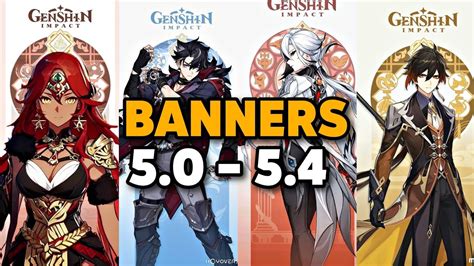 ATTENTION F2P PLAYERS GENSHIN BANNERS FROM 5 0 TO 5 4 ARCHONS RE