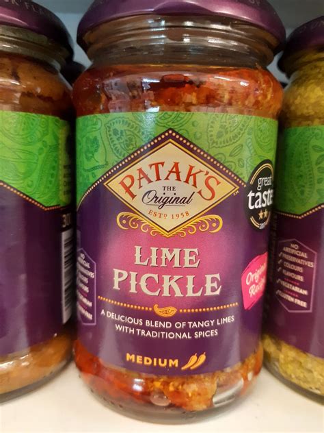 Patak S Lime Pickle Medium Appleseeds Health Store