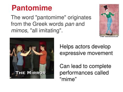 PPT - Pantomime PowerPoint Presentation, free download - ID:5761075