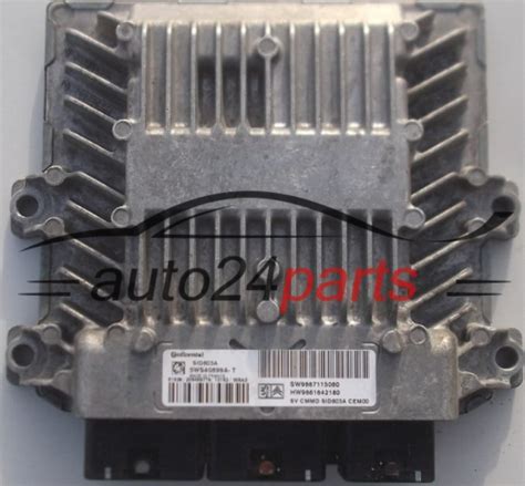 ECU ENGINE CONTROLLER CITROEN PEUGEOT 2 0 HDI CONTINENTAL 5WS40899A T