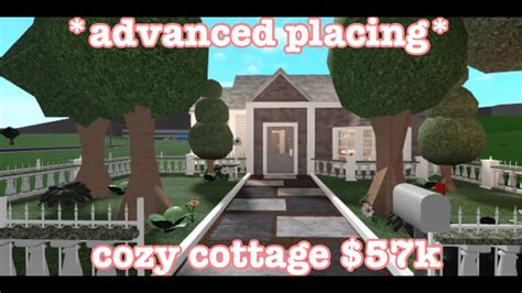 Roblox Bloxburg 57k Cozy Cottage Youtube