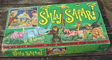 Vintage 1966 Silly Safari Game By Topper Etsy Safari Game Vintage