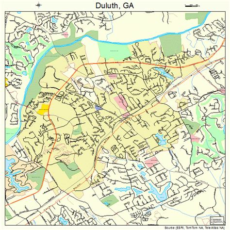 Map Of Duluth Georgia - Leia Shauna