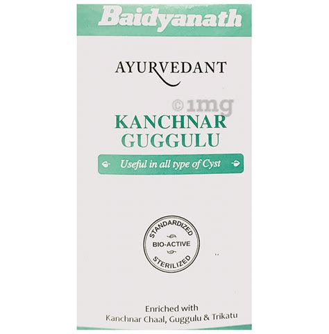 Baidyanath Ayurvedant Kanchnar Guggulu Tablet Each Buy Combo