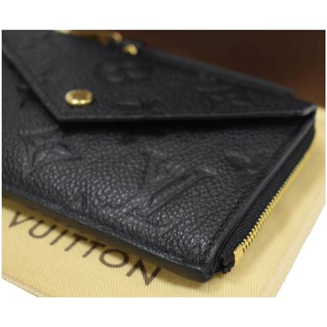 Louis Vuitton Recto Verso Monogram Empreinte Card Holder Black