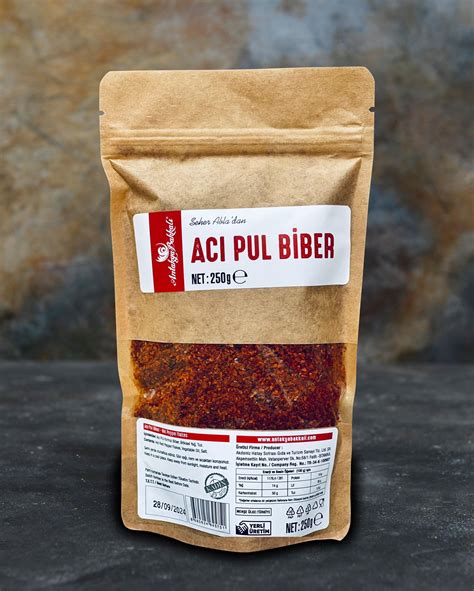 Pul Biber Acılı 250 g Antakya Bakkalı