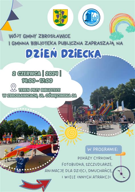 Dzień Dziecka w Zbrosławicach Biblioteka Zbrosławice