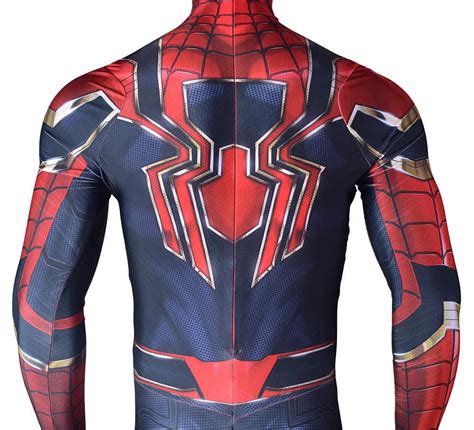 Eisen Spider Overall Erwachsener Spiderman Halloween Cosplay Kostüm