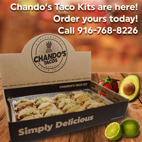 Chandos Tacos On Twitter Taco Kits Are Perfect For Those Moments