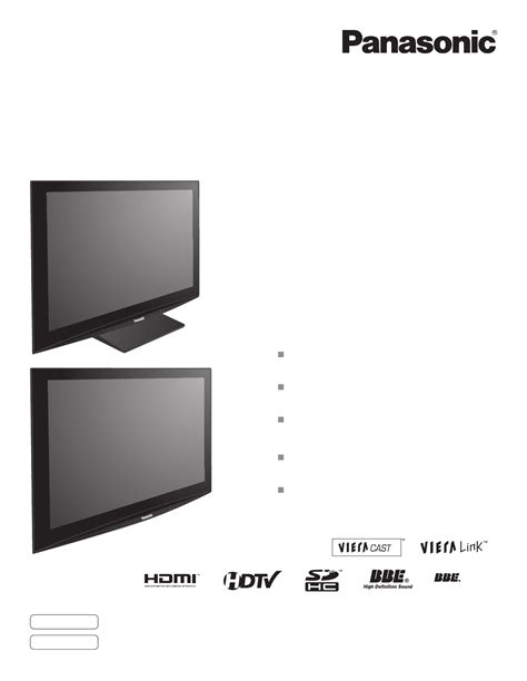 Manual Panasonic Th 58pz850 Viera Plasma Television