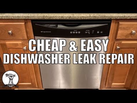 EASY FIX Dishwasher Leak How To Fix A Leaking Dishwasher YouTube