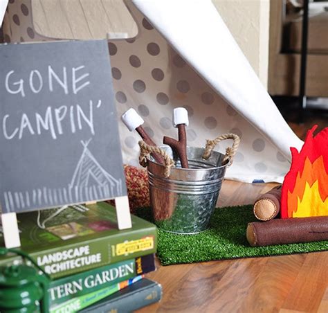 Diy Camping Party Decorations Shelly Lighting