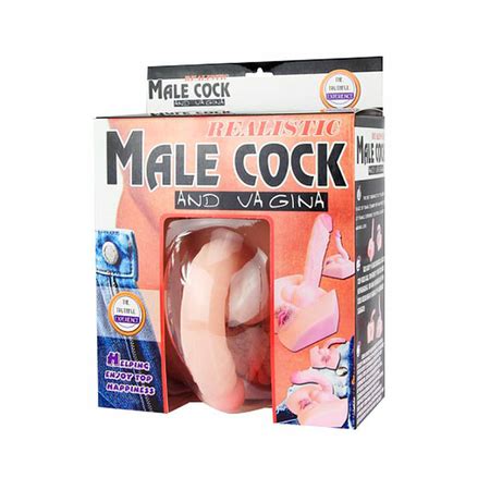 Masturbador Hermafrodita Pênis E Vagina Em Cyberskin Sexy Import