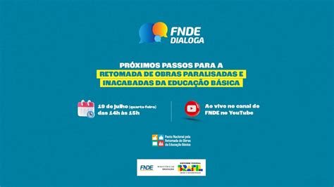 Fnde Dialoga Retomada Das Obras Youtube