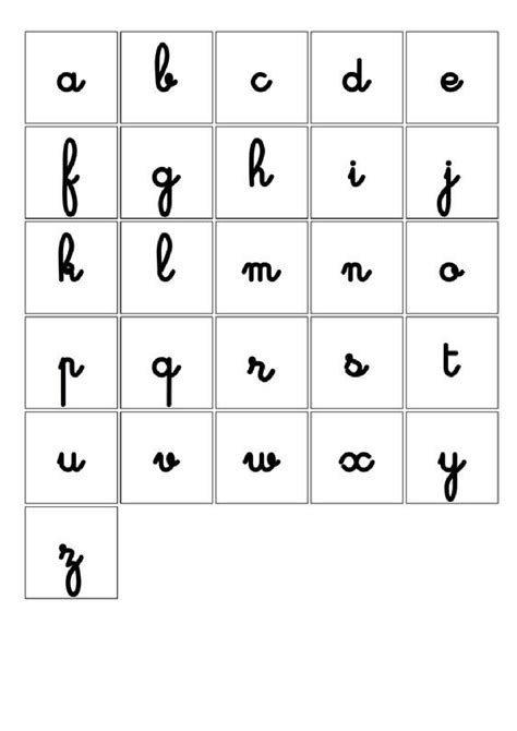 Lettre De L Alphabet Cursive B