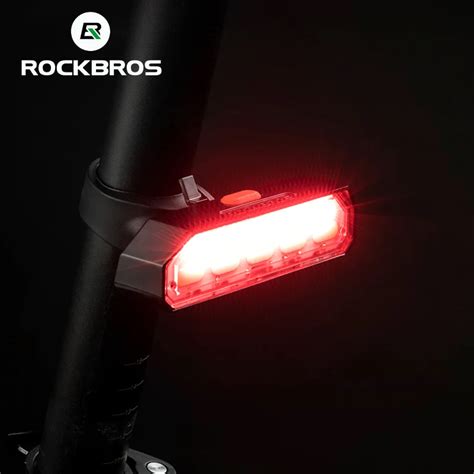 Rockbros Bisiklet Bisiklet Arka Lambas Cob Led G L Usb Arj