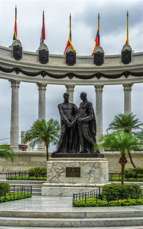 Hemiciclo De La Rotonda Monument In Guayaquil Ecuador Stock Image