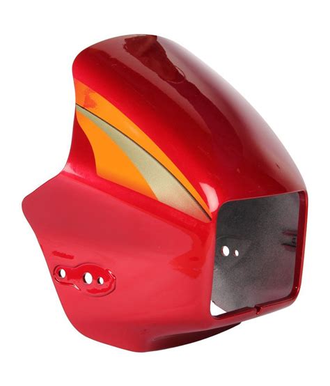 Sai Sai B Headlight Visor For Hero Splendor Pro Red Buy Sai Sai