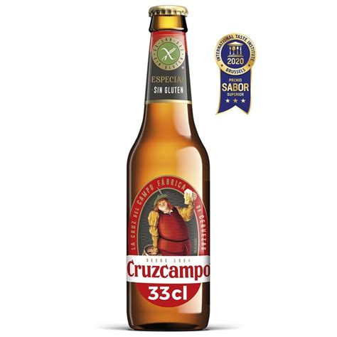 Cerveza Rubia Especial Sin Gluten Botella Cl Cruzcampo