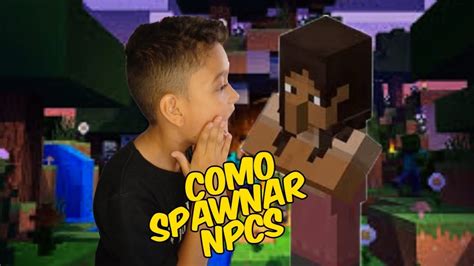 Como SPAWNAR NPCs No MINECRAFT CRAFTSMAN MATHYS OFC YouTube