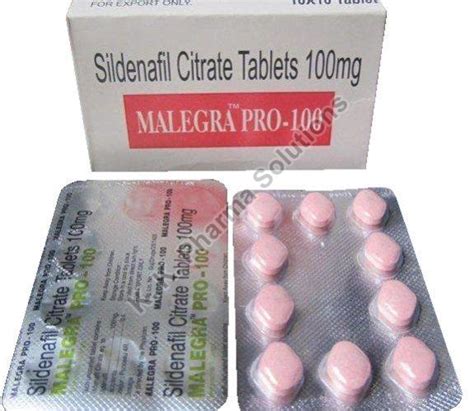 Malegra Pro 100 Sildenafil Citrate Tablets At Rs 25 STREPS In Mumbai