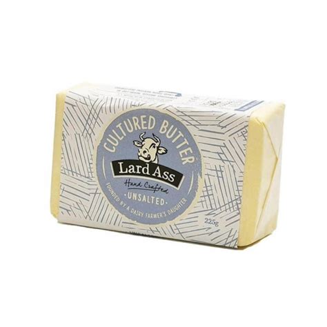 Lard Ass Cultured Butter Unsalted 225g Adelaide S Finest Supermarkets