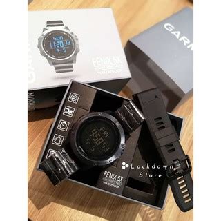 Jual Jam Pria Garmin Fenix 5x Original Full Set Gift Set Shopee