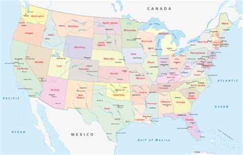 Os 50 Estados Dos Estados Unidos - Estados dos Estados Unidos - Brasil Escola