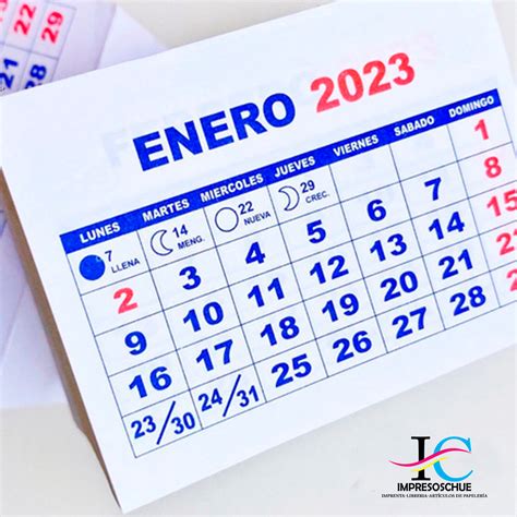 Taco Mini Calendario 2023 Impresioneschue