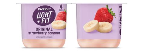 Dannon Light And Fit Greek Strawberry Banana Yogurt Nutrition Facts