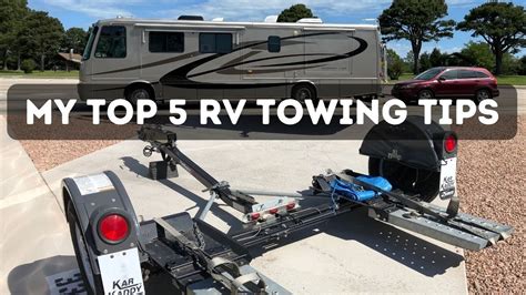 My Top Rv Towing Tips For Flat Towing And Dolly Towing Youtube