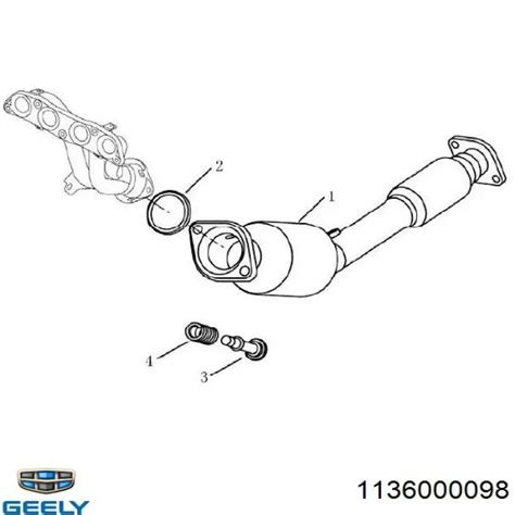 Geely Junta De Tubo De Escape Silenciador Comprar Barato