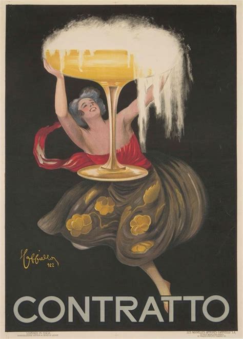 Leonetto Cappiello 1875 1942 CONTRATTO Asta Manifesti D Epoca