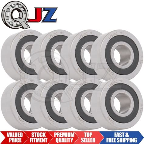 [Qty.8] LR5202-2RS Track Roller Bearing Unit [15mm Bore x 40mm OD x 15 ...