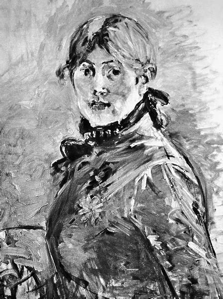 BERTHE MORISOT (1841-1895). French painter. Self-portrait