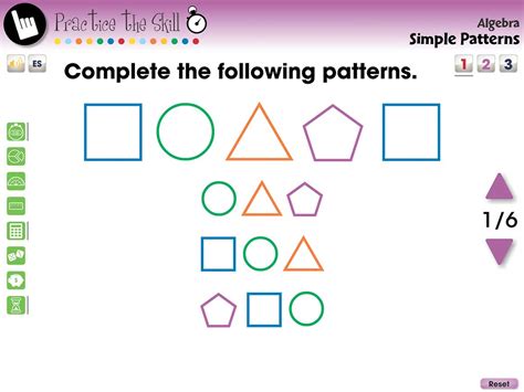 Algebra Simple Patterns Practice The Skill 1 Flash Mac By Teach Simple