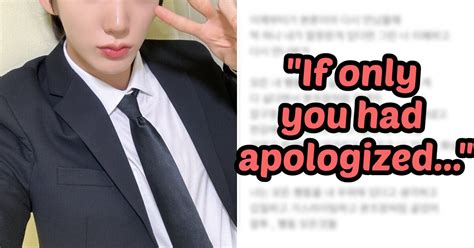 Alleged Victim Accuses Male K Pop Idol For Having Sex And Working At A Host Bar Koreaboo