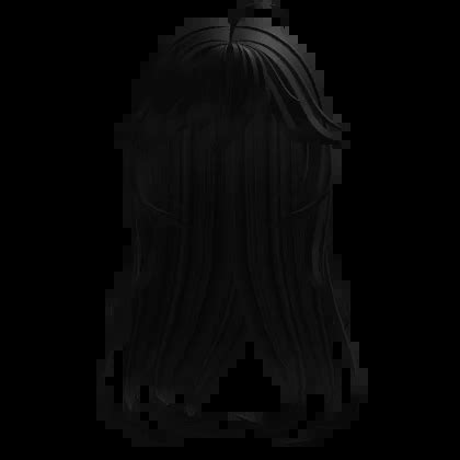 Shy Messy Black Anime Hair With Cowlick Roblox Item Rolimon S