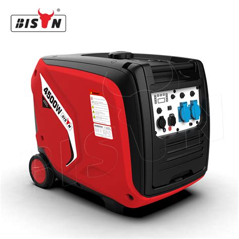 Bison China 3500W 3 5kVA 220V Portable Gas Powered Inverter Generator