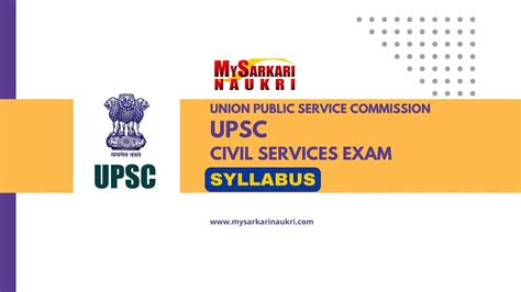 UPSC Civil Services Syllabus And Exam Pattern Prelims Mains