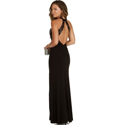 Angie Black Prom Dress Black Prom Dress Dresses Backless Dress Formal