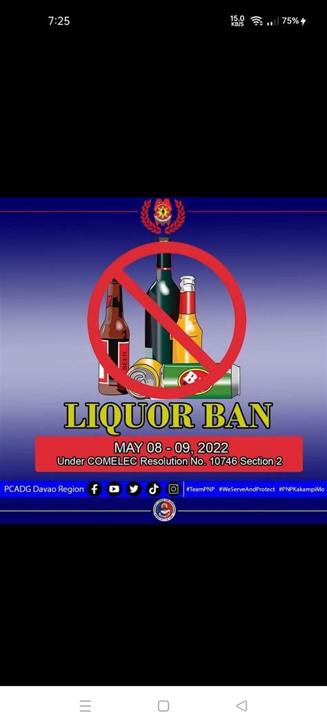 Davao Liquor Ban Sa Davao Region Radio Philippines Network