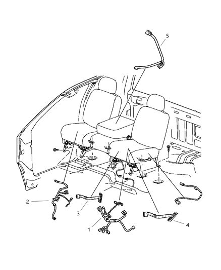 Wiring Seats 2007 Dodge Ram 1500