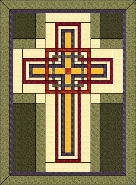 Image Result For Free Christian Quilt Patterns Cross Quilt Quilt