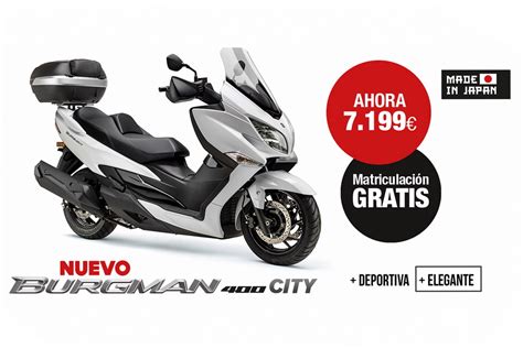 La Nueva Suzuki Burgman 400 City Llega Equipada Para Vivir Tu Ciudad