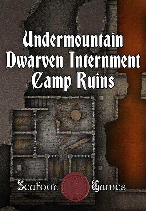 Undermountain Dwarven Internment Camp Ruins 40x30 D D Multi Level