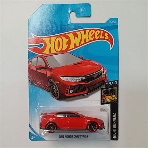Hot Wheels Honda Civic Type R Fk Red Brand New Shopee Malaysia