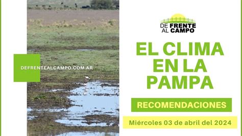 Cómo Es El Clima Hoy En Santa Rosa La Pampa Según El SMN