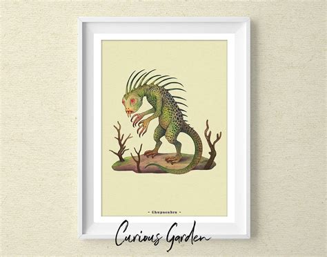 Chupacabra Cryptid Art Print - Etsy